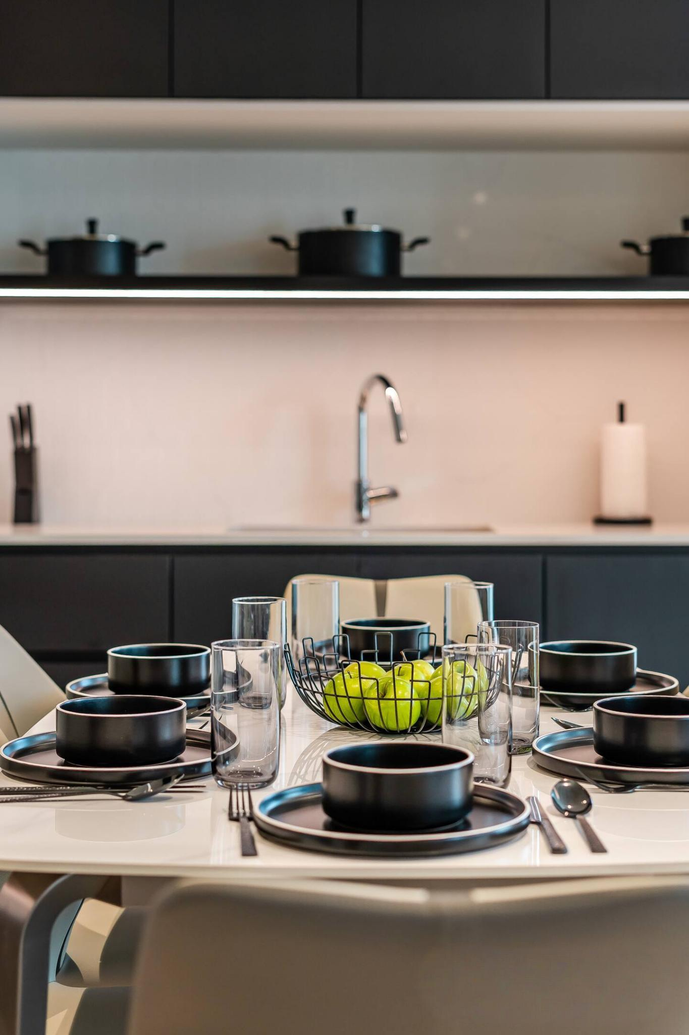 Stove inside kitchen appliance