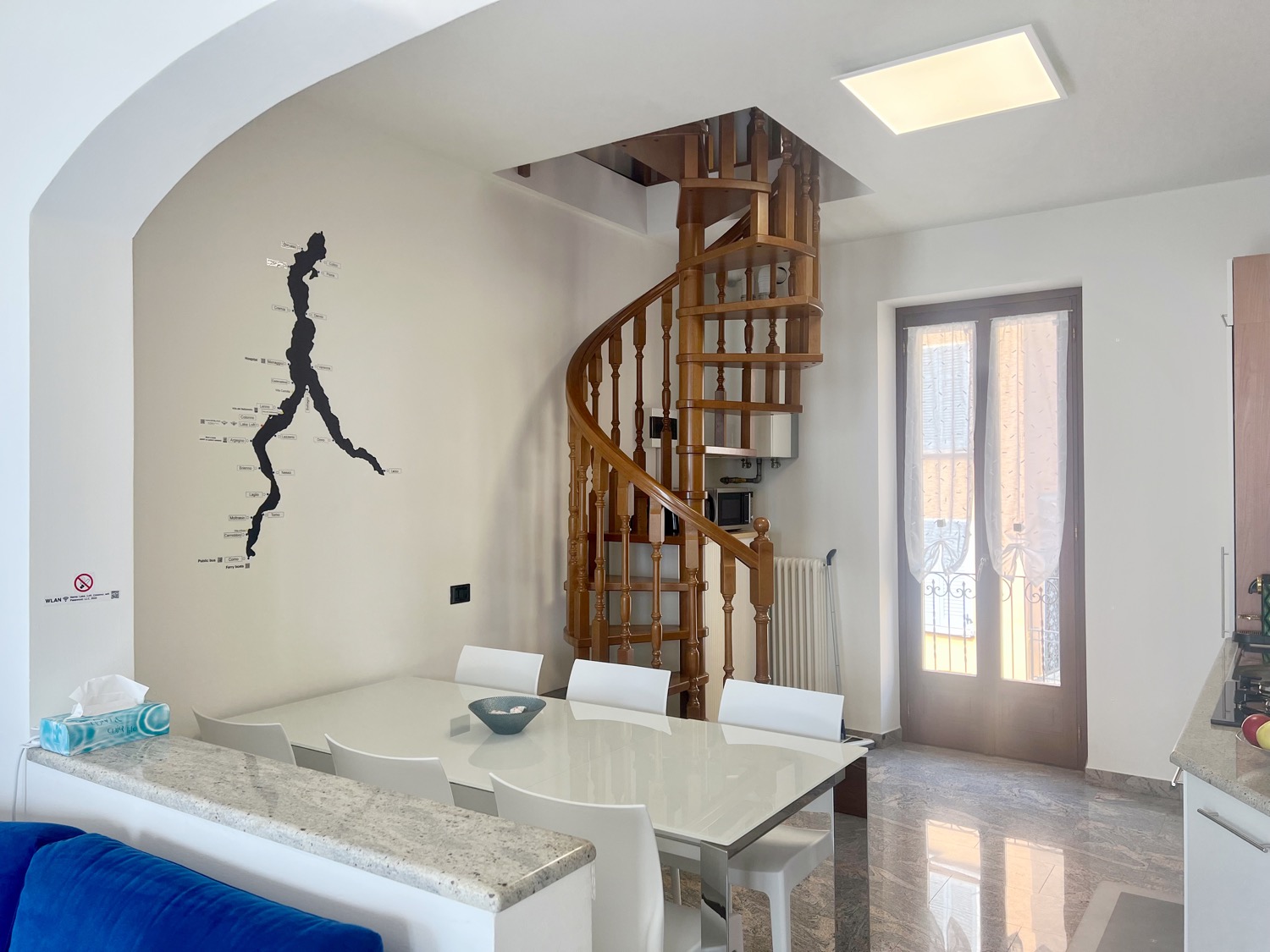 Wooden structure with portal door