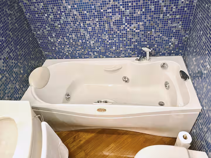 Jacuzzi bathtub interior bathroom room